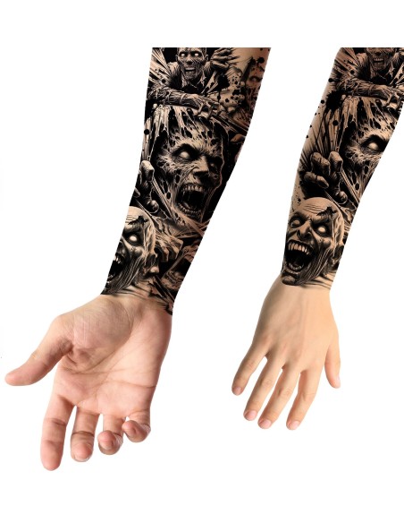 Faux tatouages zombies et monstres