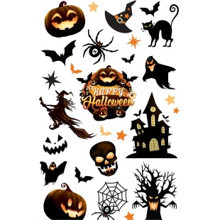 Tatouages Halloween enfant 2