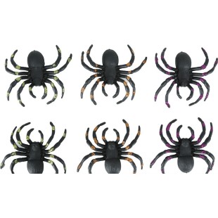 6 araignées à paillettes