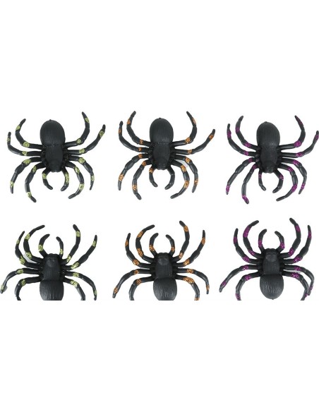6 araignées à paillettes