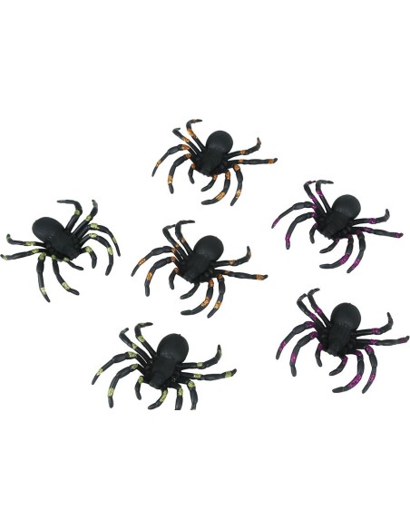 6 araignées à paillettes