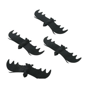 4 chauve-souris noires
