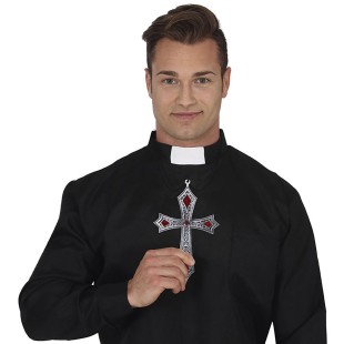 Collier avec croix religieux 2
