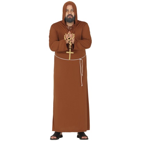Chapelet de religieux en bois