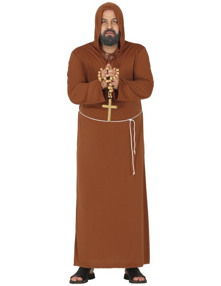 Chapelet de religieux en bois