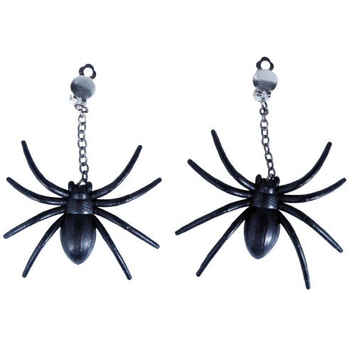 Boucles d'oreilles araignées