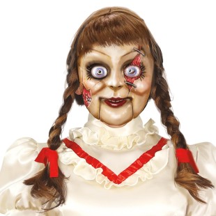 Masque de poupée tueuse Annabelle pour adulte chez Festimania