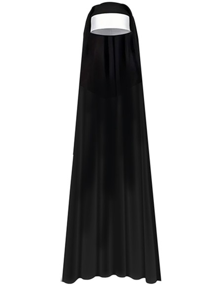 Coiffe de nonne longue 140cm