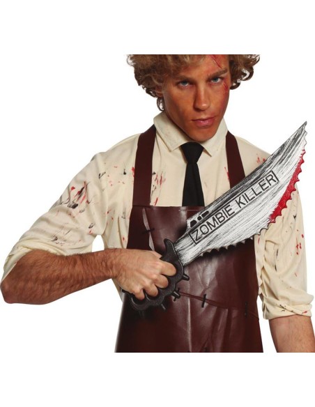 Poing américain avec couteau zombie killer