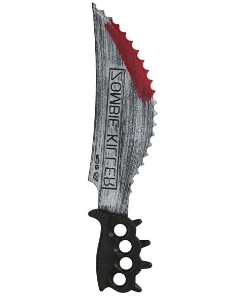 Poing américain avec couteau zombie killer