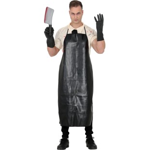 Set accessoires boucher horreur pour déguisement Halloween adulte