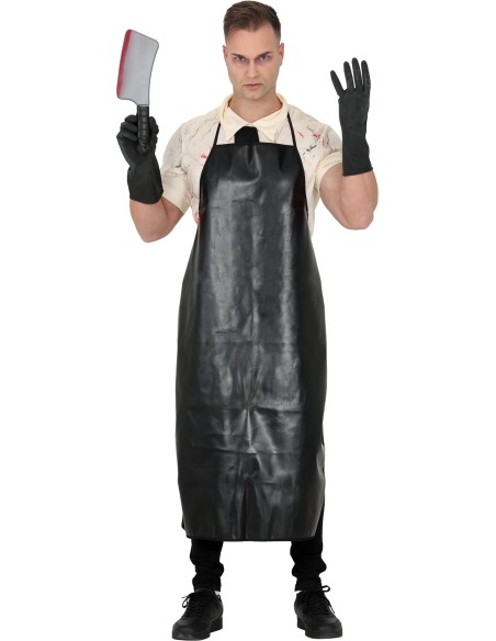 Set accessoires boucher horreur pour déguisement Halloween adulte