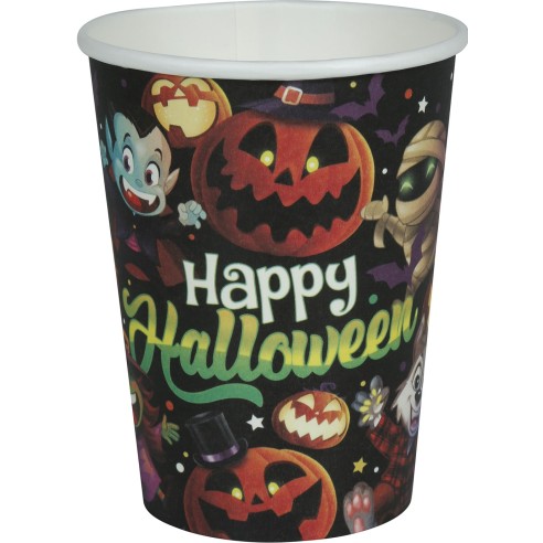 6 gobelets Happy Halloween