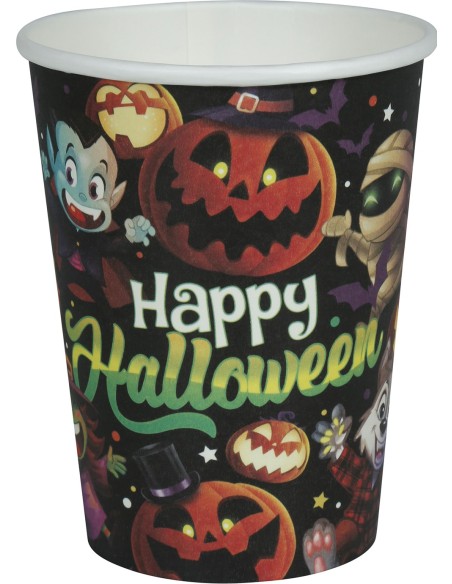 6 gobelets Happy Halloween