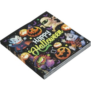 20 serviettes Happy Halloween 2
