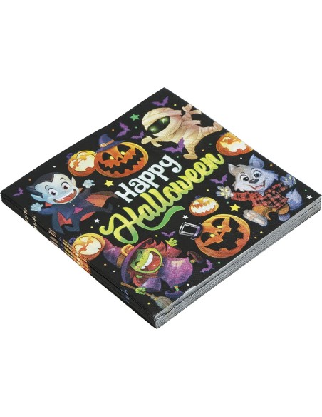 20 serviettes Happy Halloween