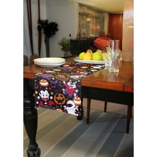 Chemin de table petits monstres Halloween
