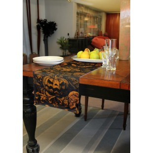 Chemin de table citrouilles Halloween