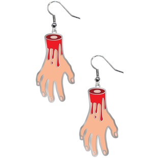 Boucles d'oreilles mains tranchées 2