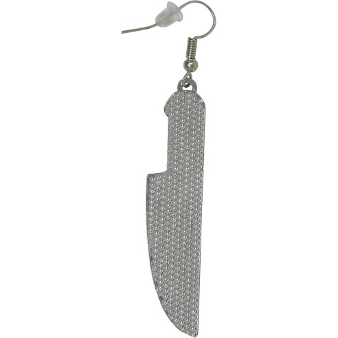 Boucles d'oreilles couteau en sang