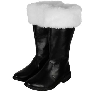 Bottes de Pere Noel simili cuir