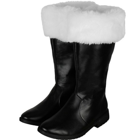 Bottes de Pere Noel simili cuir