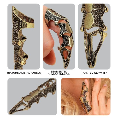 Bague armure or