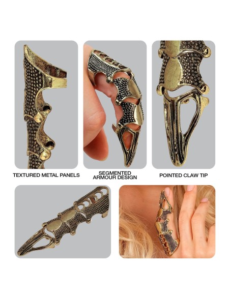 Bague armure or