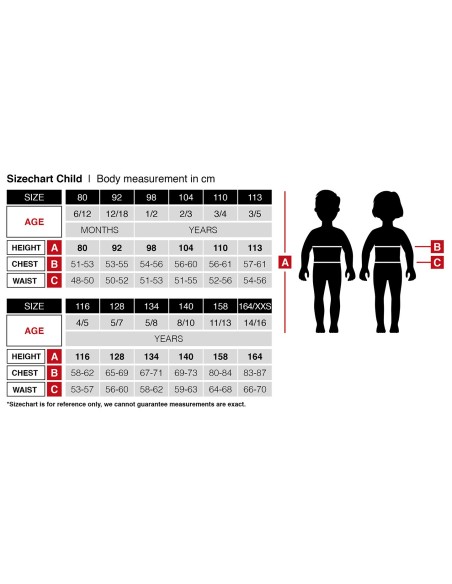 Déguisement squelette bébé guide des tailles