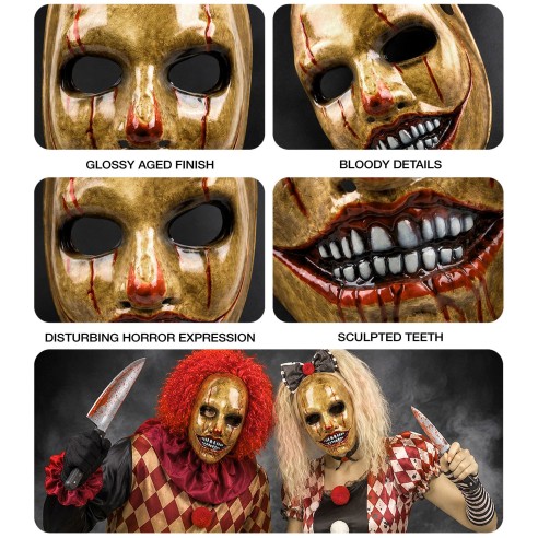 Masque clown psycho