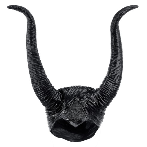 Coiffe cornes noires maléfiques