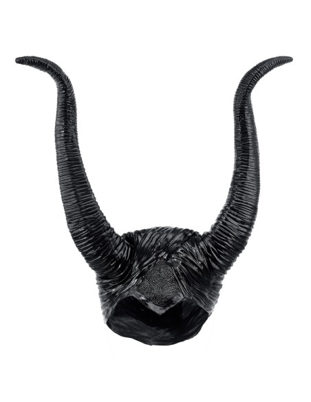 Coiffe cornes noires maléfiques