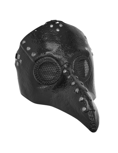 Masque docteur de la peste noir