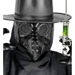Masque docteur de la peste noir