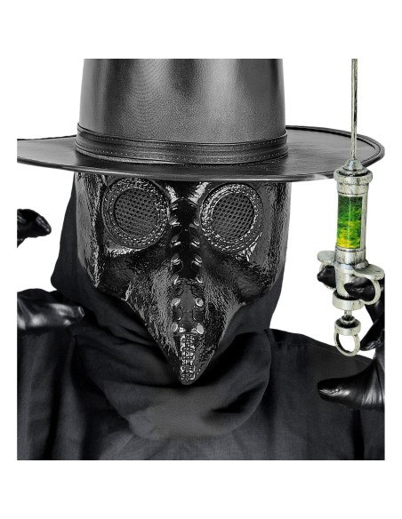 Masque docteur de la peste noir