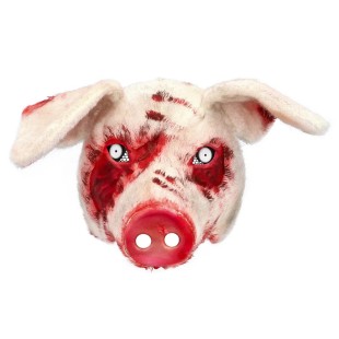 Masque peluche cochon ensanglanté 2