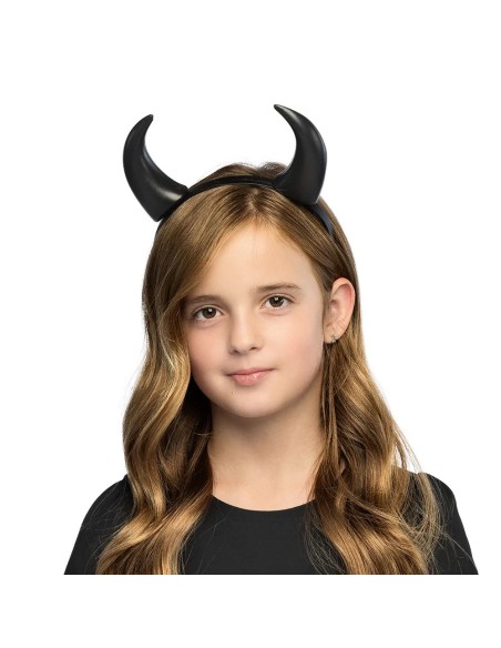 Serre-tête cornes de diable noires