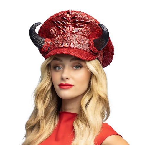 Casquette cornes de diable Sinmaster