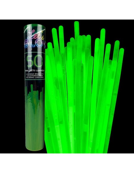 50 bracelets fluo vert