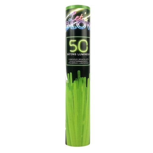 50 bracelets fluo vert