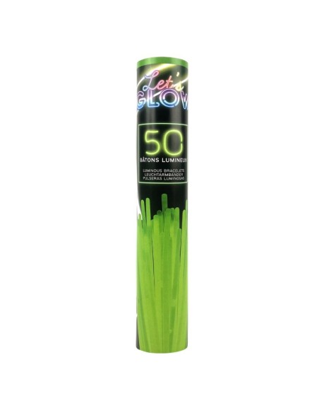 50 bracelets fluo vert