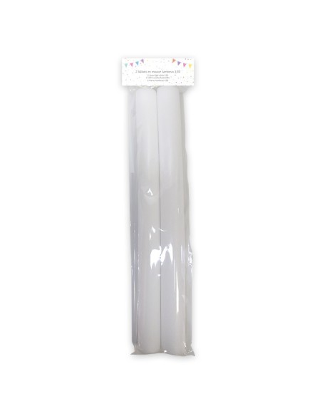2 bâtons lumineux multicolore fluo LED