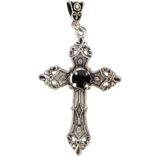 Collier croix gothique 2