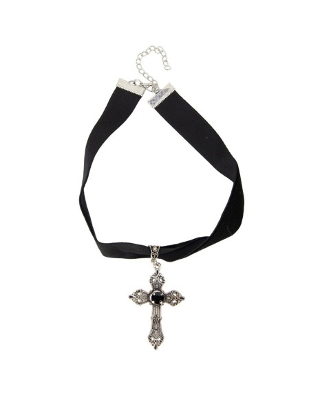 Collier croix gothique