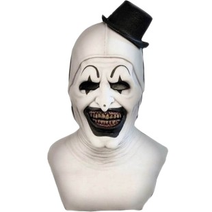 Masque clown horreur avec chapeau