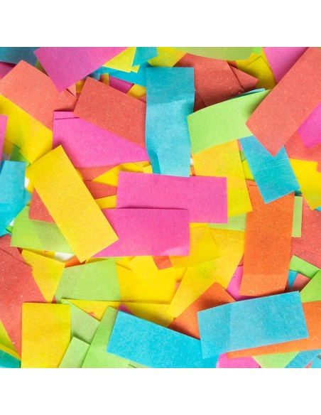 Canon à confettis multicolores