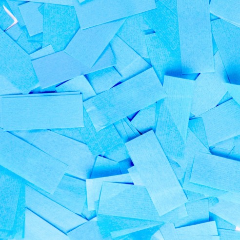 Canon à confettis gender reveal bleu garçon