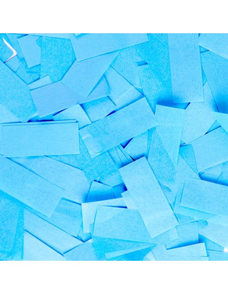 Canon à confettis gender reveal bleu garçon