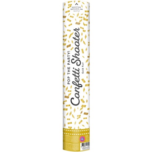 Canon à confettis or 40cm