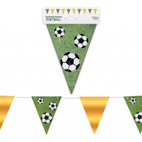 Guirlande fanions thème football 3m